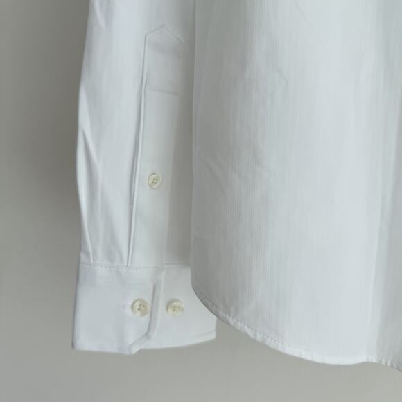 Rhone Commuter Shirt Mens Medium White Midweight Pro Button Up Performance - Picture 10 of 13